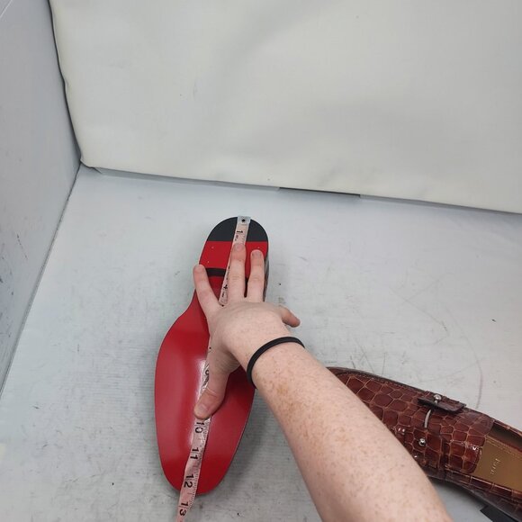 Christian Louboutin Brown Chambelimoc Ali Crocodile MENS Loafer - Picture 7 of 12